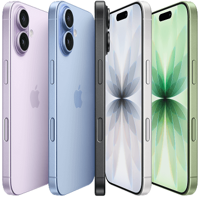 iPhone in several finishes